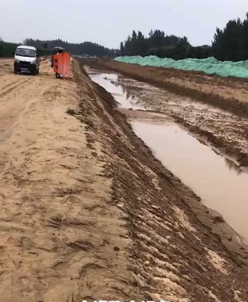 潍坊青州河道降水